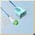Bionet 6 Pin Reusable Spo2 Sensor, Pediatric Finger Clip, L 3m
