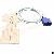 China Factory Nellcor 7 Pin Disposable Spo2 Sensor, Adult, 0.9m