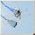 Dolphin 14 Pin Reusable Spo2 Sensor Neonate Silicone Wrap, L 3m