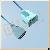 Dolphin 14 Pin Reusable Spo2 Sensor Pediatric Finger Clip, L 3m