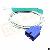 Fashional Datex 9 Pin Disposable Spo2 Sensor , Neonate Adult, 0.9m
