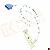 New Design Mek 7 Pin Oximax Disposable Spo2 Sensor , Infant, 0.9m