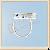 Nibp Cuff, Animal Use, White Fiber, Single Hose, Disposable, Neonate #1 Use