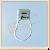 White Fiber, Single Hose, Disposable, Neonate #2 Use, 4.2-7.1 Cm
