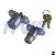 Flat Key Push Lock Mk504-2