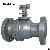 2-pc Side Entry Floating Ball Valve, A216 Wcb, 4inh, Cl600, Rf