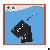 J Queen Charming Gril Black Hangtag