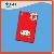 Red Clothing Hang Tags Single