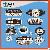 Paper Adhesive Logo Labels Irregular Shape With Stickers