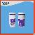 Shiny White Pet Printed Adhesive Label