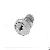 Zinc Alloy Housing And Barrel Flat Key Cam Lock, Shiny Chrome