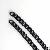 Black Aluminum Curb Cable Link Chain 8.5mm 6.0mm 1.6mm Perfect For Jewelry, Necklaces Ankles, Dog Ta