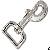 Brook Design 2 7 / 10 Inch Nickel Plated Swivel Snap Hooks