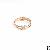 Fashion Stainless Steel Bangle Hollowed Rose Gold Girl Bangle With Zirconias Imbeded