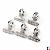 Office Organizing Clip Nickel Plated Perfect For Hanging Photos, Displaying Notes And Locker
