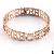 Shinny And Bright Polished Rose Gold Bangle Charm Cuff Bangle Great For Birthday Gift