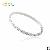 Wholesale Women Stainless Steel Fancy Bangle Bracelet With Zircons Decoration