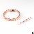 Women Stainless Steel Screw Oval Bracelet Bangle With Screwdriver, Rose Gold Decorated