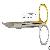 Goldman-fox Scissors Curved 13cm Super Cut Oral Surgery Instruments