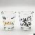 50ml 2oz Custom Printed Decal Sublimation Shot Glass