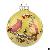 Cardinal Design Glass Ball Glitered Christmas Decoration