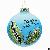 Frosted Christmas Glass Ornament Sea Life Theme