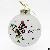 Matte Glass Christmas Tree Ornament Christmas Elf And Present