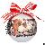 Ribbon With Glass Tree Ball Ornament Of Dog Series