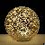 Christmas Home Decoration Lattice Mercury Glass Led Light Sphere Globe Ball