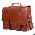 Vintage Faux Leather Handbag Messenger Bag Briefcase Satchel Purse