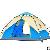 Three-4 Person Hydraulic Automatic Double Layer Combo Tent H001