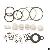 Auto Parts Diesel Common Rail Cp1 Fuel Pump Repair Kit F01m101456 Full Set Gasket Shim