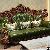 Green Leather Solid Wood Sofa