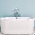 Double Ended Flat Edge Cast Iron Bathtub Yx-012