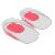 Foot Care Soft Gel Silicon Posture Corrective Heel Cups Gel Heel Cushion Zg-277