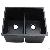 Black Double Kitchen Undermount Granite Sink