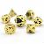 Custom Gold Metal Dice Set