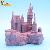 Factory Custom Injection Vinyl Plastic Castle Christmas Yard Ornaments