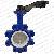 Bundor Class 150 Ptfe Lined Aluminium Handle 2 Inch -10 Inch Lug Type Butterfly Valve