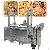 Chin Chin Frying Machine 200kg / H Chinchin Fryer