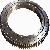 Rks161.14.0944 Crossed Roller Slewing Bearing , 874x1046.4x56 Mm For Crane Equipment