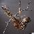 Gold Bird Hanging Ornament For Wedding Decoration