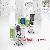 Module Design Two Person Glass Divider Office Workstation Desk Set T Type