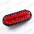 Oval Red 10 Led Brake Stop Turn Trailer Tail Truck Lights