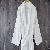 Terry 100% Cotton Bathrobe Shawl Collar White Long Hotel