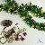 Hexing Hot And New Christmas Berry And Leaf Tinsel Foil Garland Special Gift Party With Wavy Strands