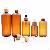 Factory Wholesale Amber Frosted Plastic Lotion Bottles