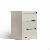 Space Solution 3 Drawer Grey Vertical Filing Cabinet