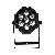 Led Spotlight, Dj Light, 7 12w 6-in-1 Mini Led Par Can Phn073