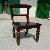 Dark Brown Colonial Solid Chair